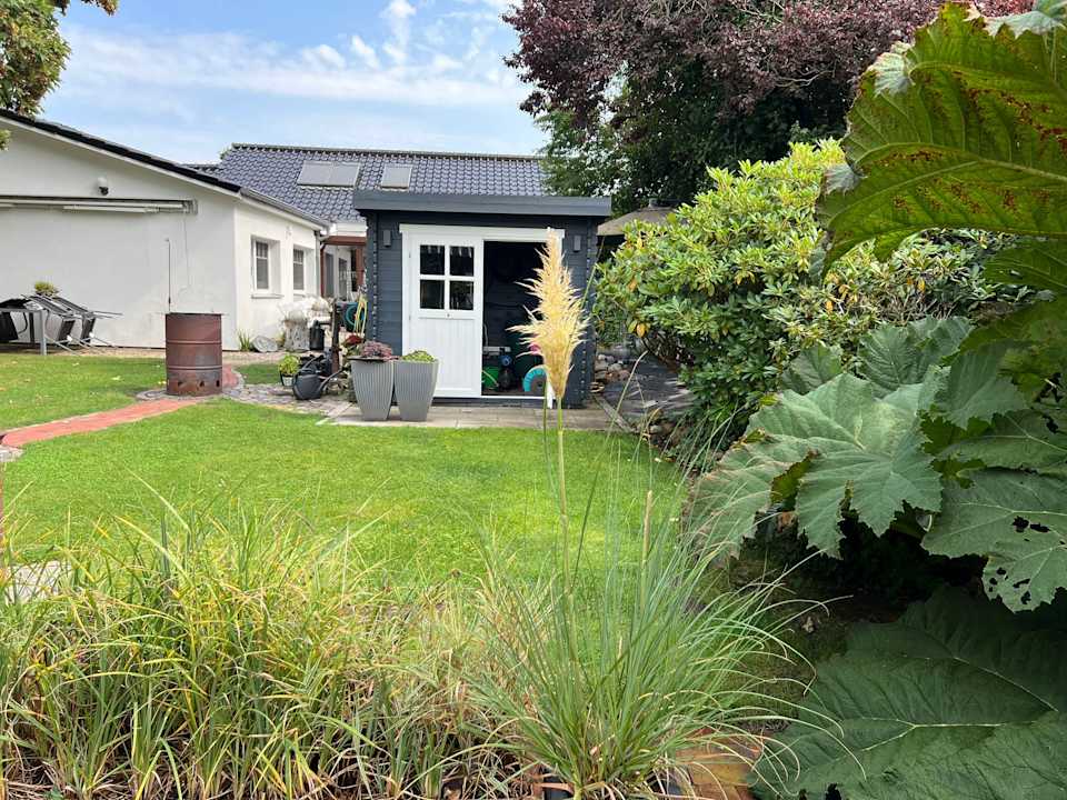 Gartenanlage Ferienwohnung Kremperheide