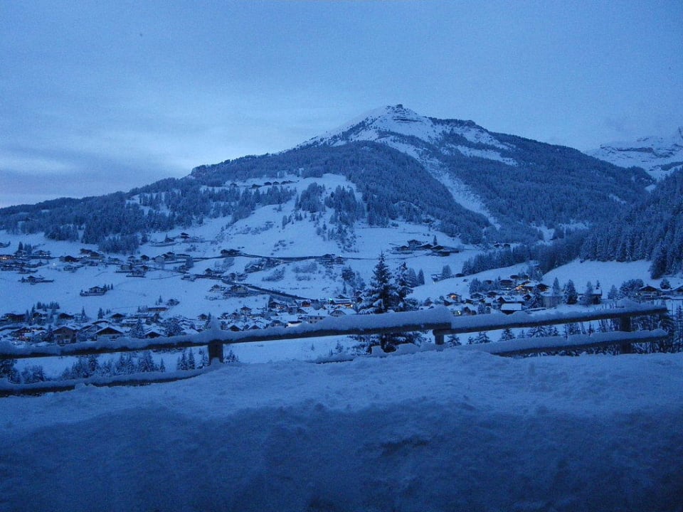 Pic Berg am Abend Mountain Chalet Pra Ronch
