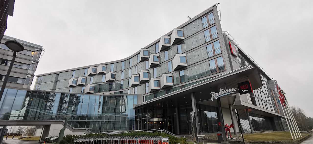 Außenansicht Radisson RED, Oslo Airport