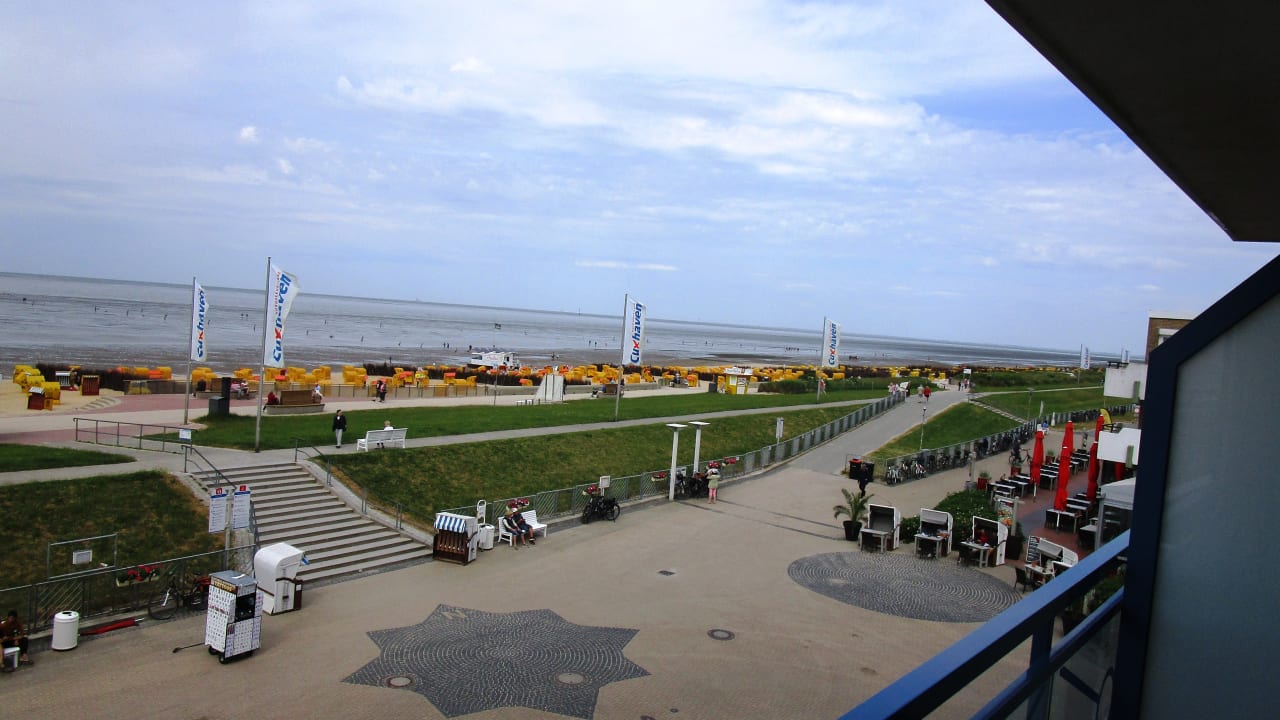 Ausblick Strandhotel Duhnen / Aparthotel Kamp