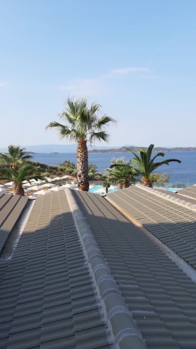 Ausblick Akrathos Beach Hotel