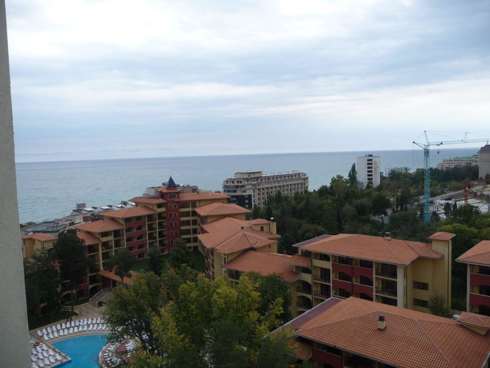 Blick zum pool Park Hotel Golden Beach