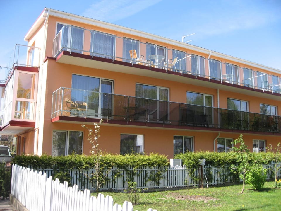 Hotel from outside Hotel Pajurio Guesthouse