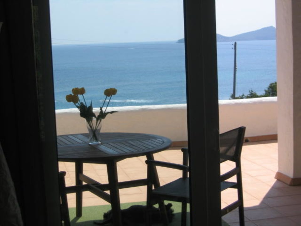 Blick vom Wohnzimmerfenster Apartamentos Arenal d'Or