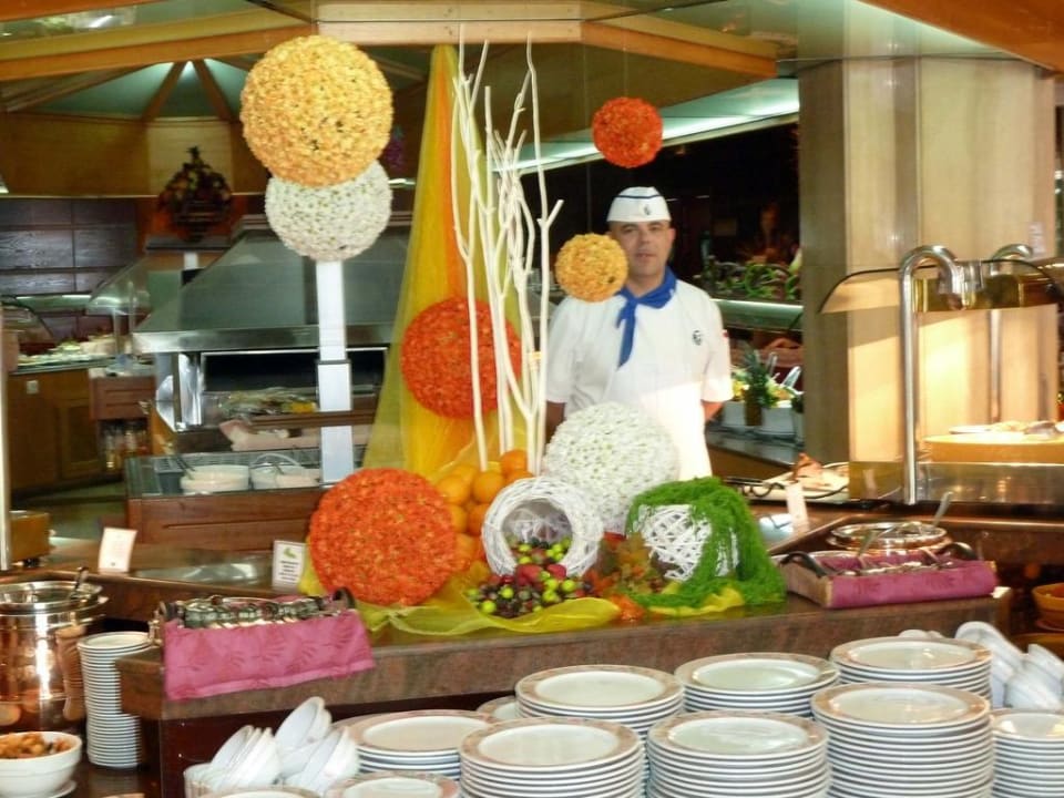 Einer der Show-Köche allsun Hotel Bella Paguera