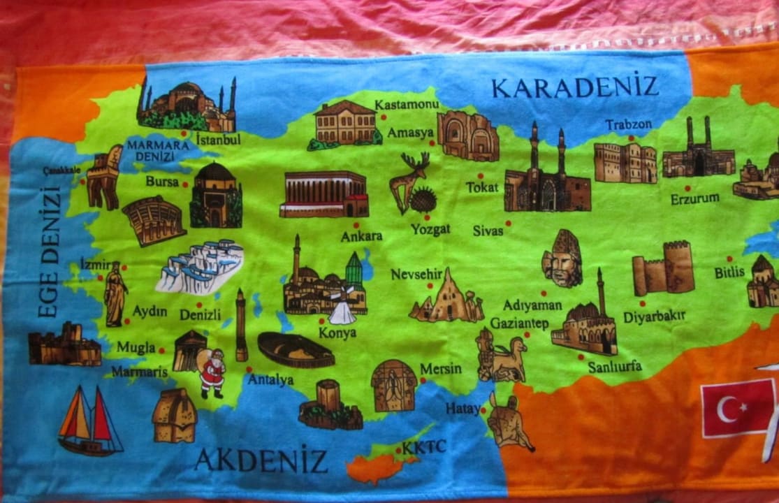 Badehandtuch aus dem Hotelshop Grand Yazici Club Marmaris Palace