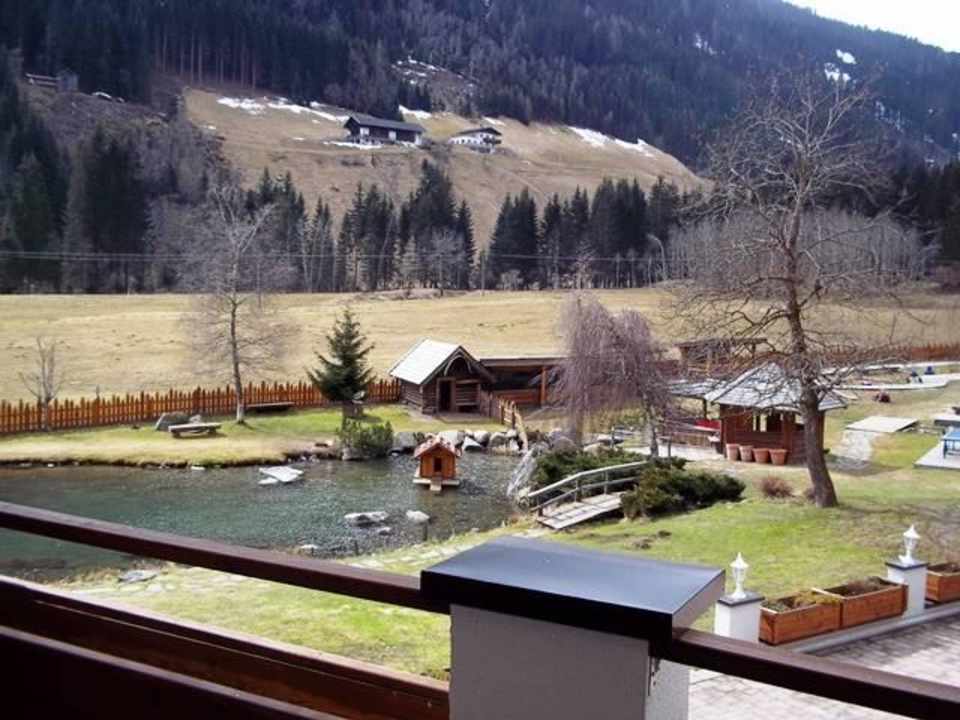 Ausblick vom Balkon Alphotel Tyrol