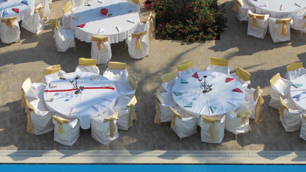 Alles bereit zum Gala-Abend Saturn Palace Resort Hotel