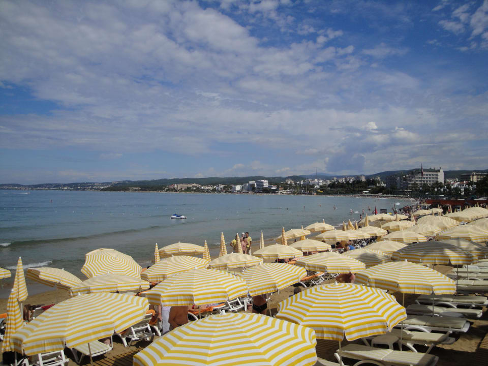 Sehr sauberer hoteleigener Sandstrand Alaiye Resort & Spa