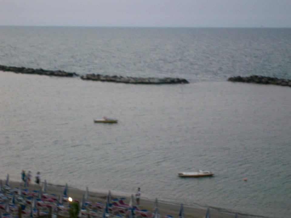 Blick vom Balkon Hotel Internazionale