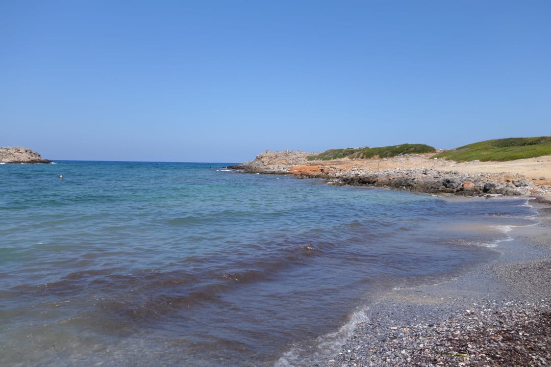 Bucht nur mit Badeschuhe betreten Grecotel Meli Palace