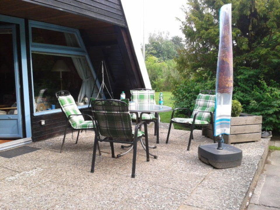 Terrasse  Ferienhaus in Damp am Strand