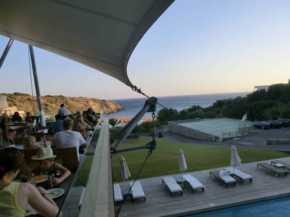 Seitlicher Blick zum Meer Atlantica Mikri Poli Crete