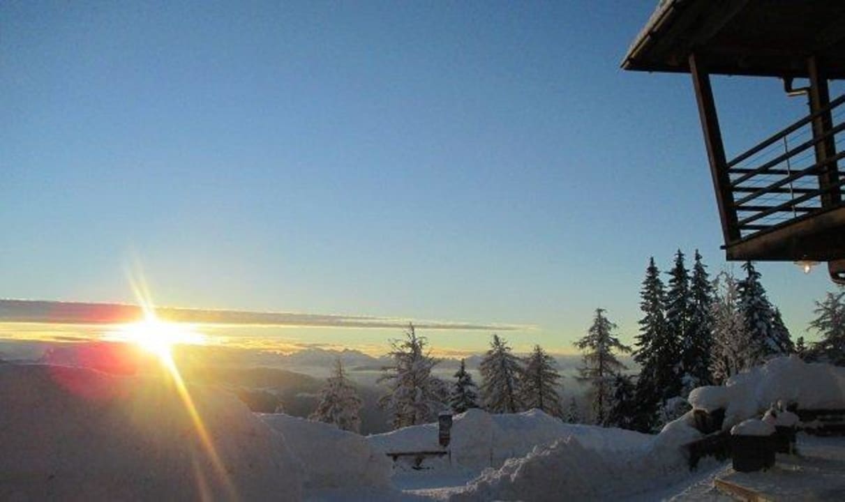 Sonnenaufgang im vigilius mountain resort Vigilius Mountain Resort