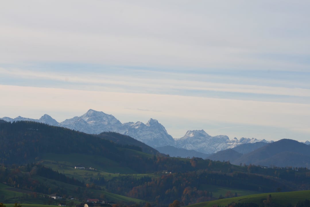 Ausblick zum Priel Hotel Hochhubergut