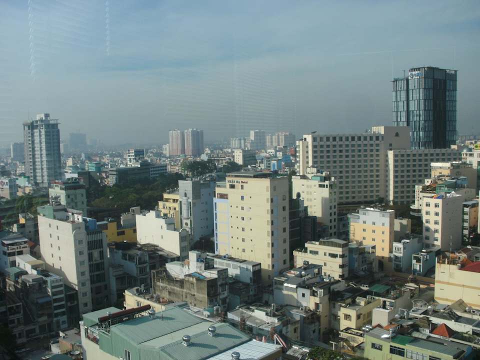 Aussicht vom Frühstücksraum Hotel Golden Central Saigon
