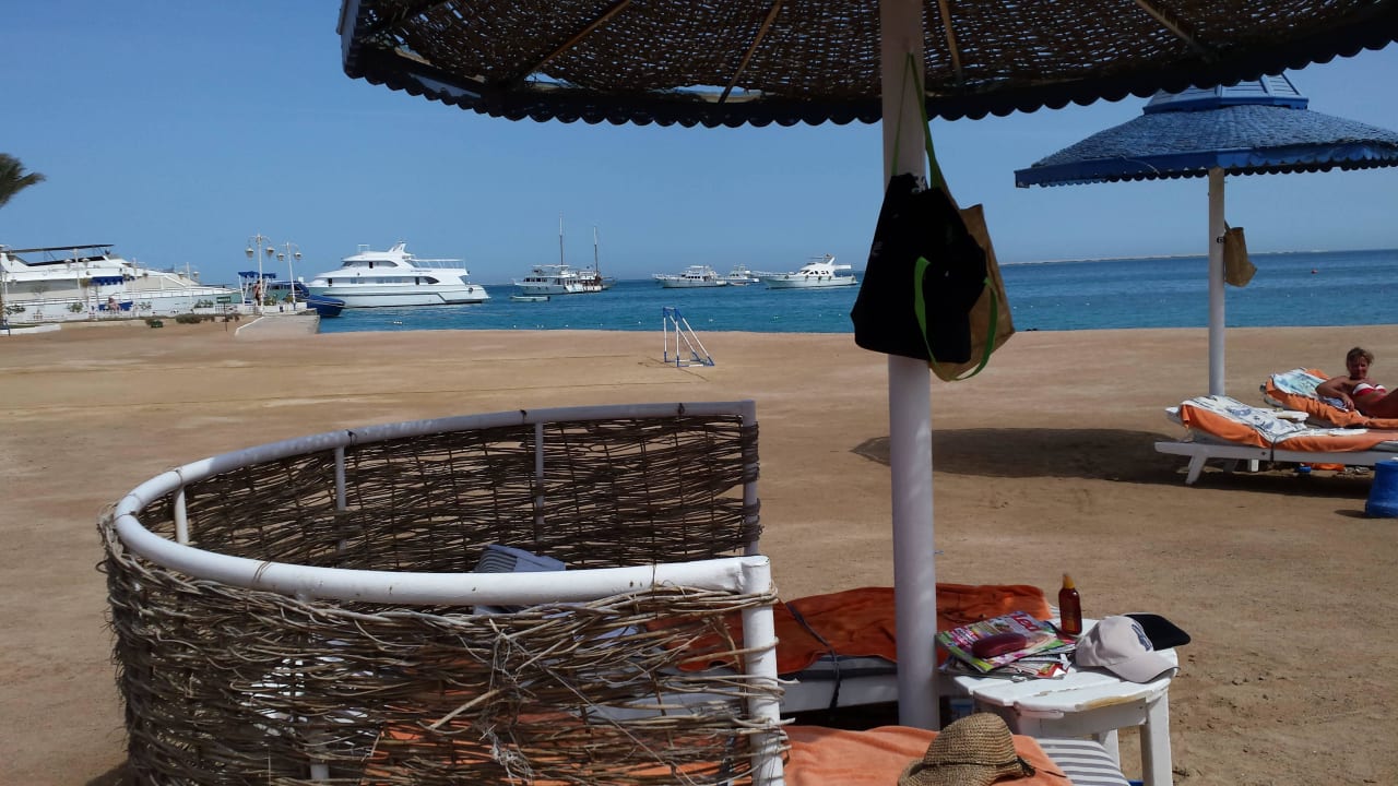 Unser Strandplatz The Grand Hotel Hurghada