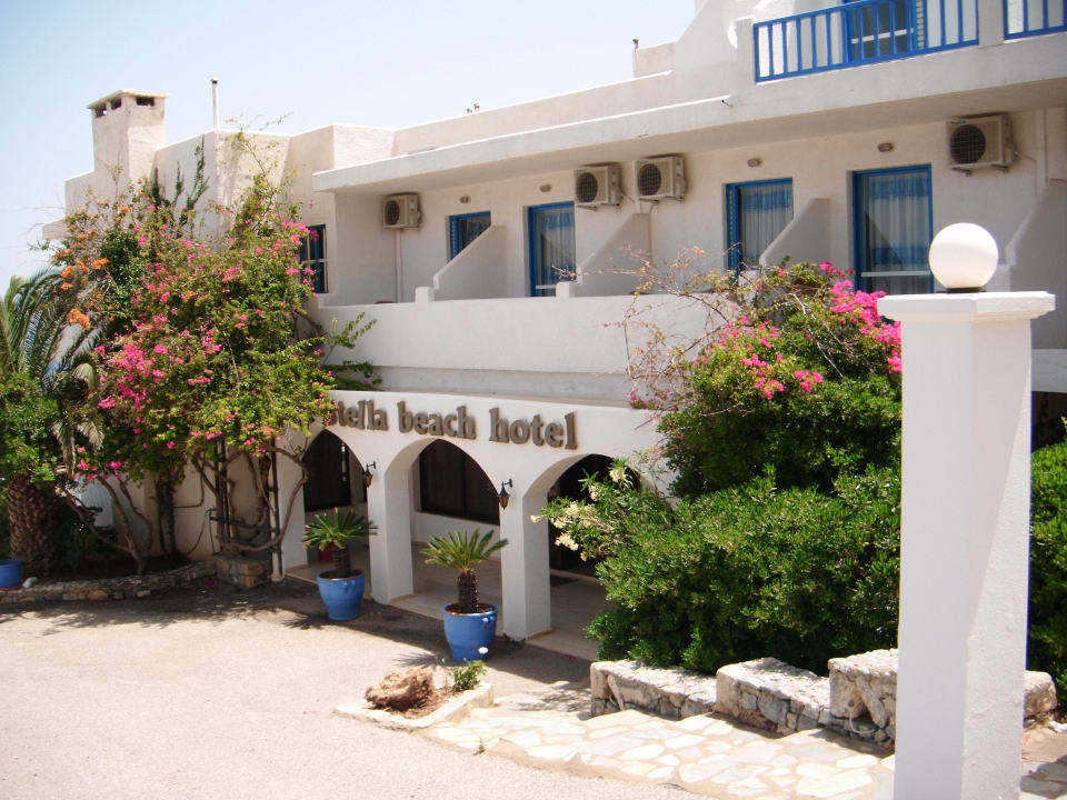 Hoteleingang Hotel Stella Beach