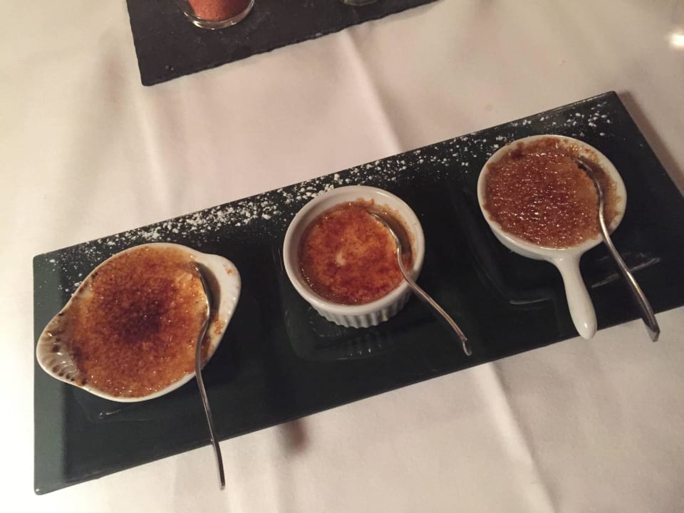 Variations de crèmes brûlées Hotel Minotel à la Chotte