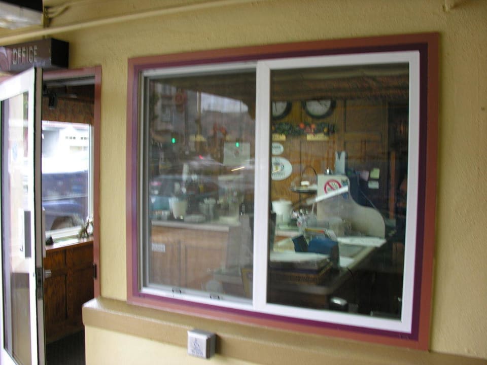 Der "Frühstücksraum" nebst Rezeption Super 8 San Francisco/Near the Marina