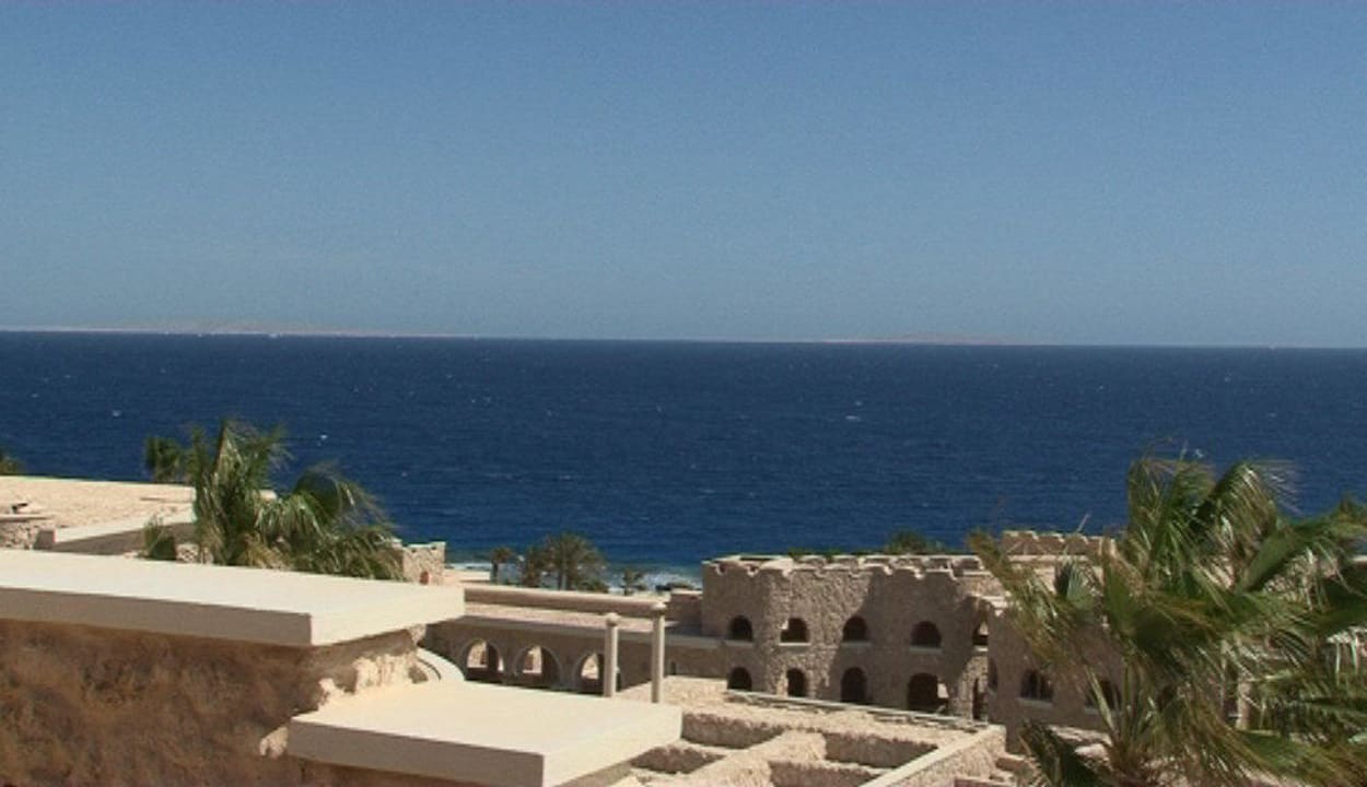 Blick vom Zimmerbalkon Pickalbatros Citadel Resort