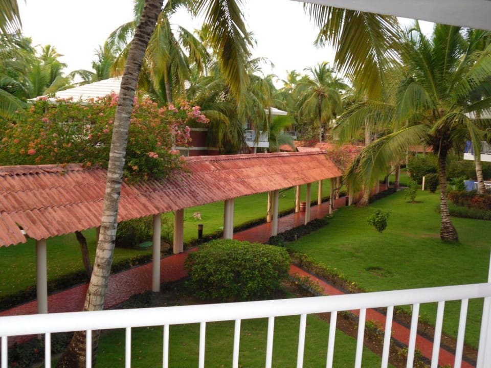 Blick von Balkon unseres Zimmers Grand Palladium Select Bávaro Resort & Spa