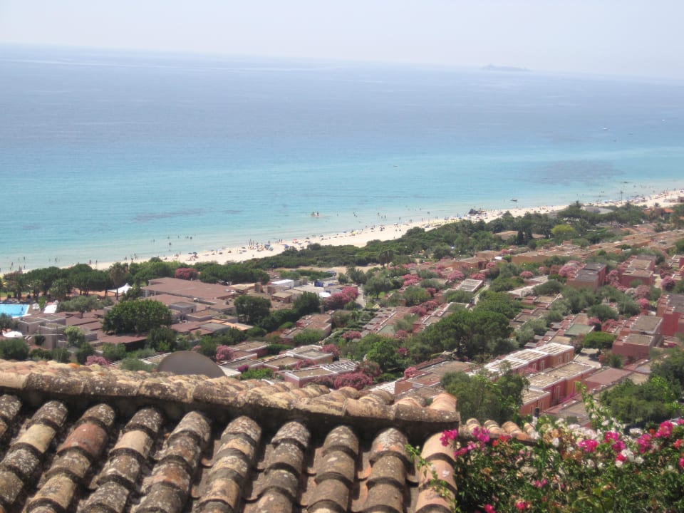 Hotelanlage von oben TH Costa Rei Free Beach Resort