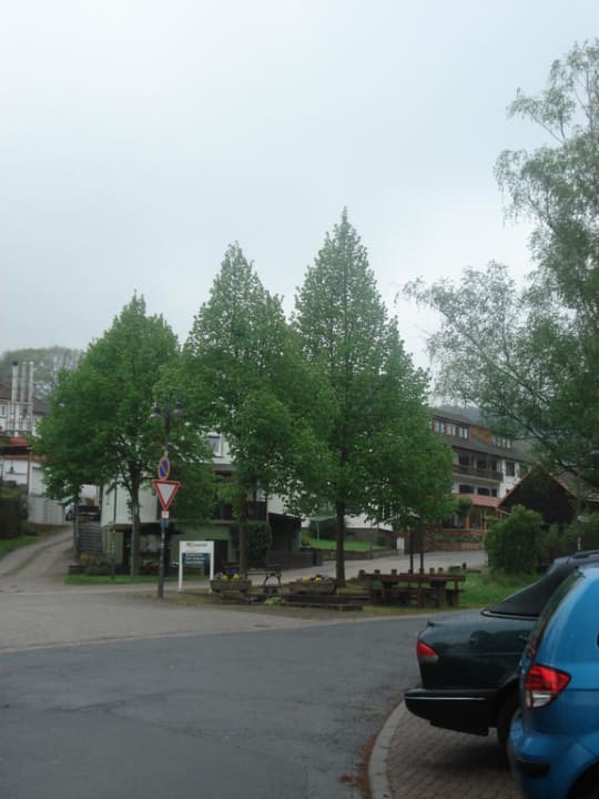 Weg zum Hotel selbst-rechts hinten sieht man es Hotel Zentlinde
