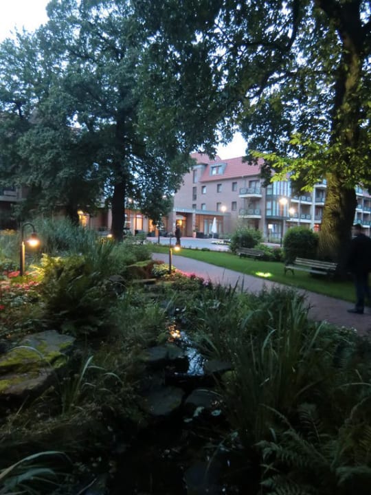 Teil der Gartenanlage Jammertal Golf & SPA-Resort