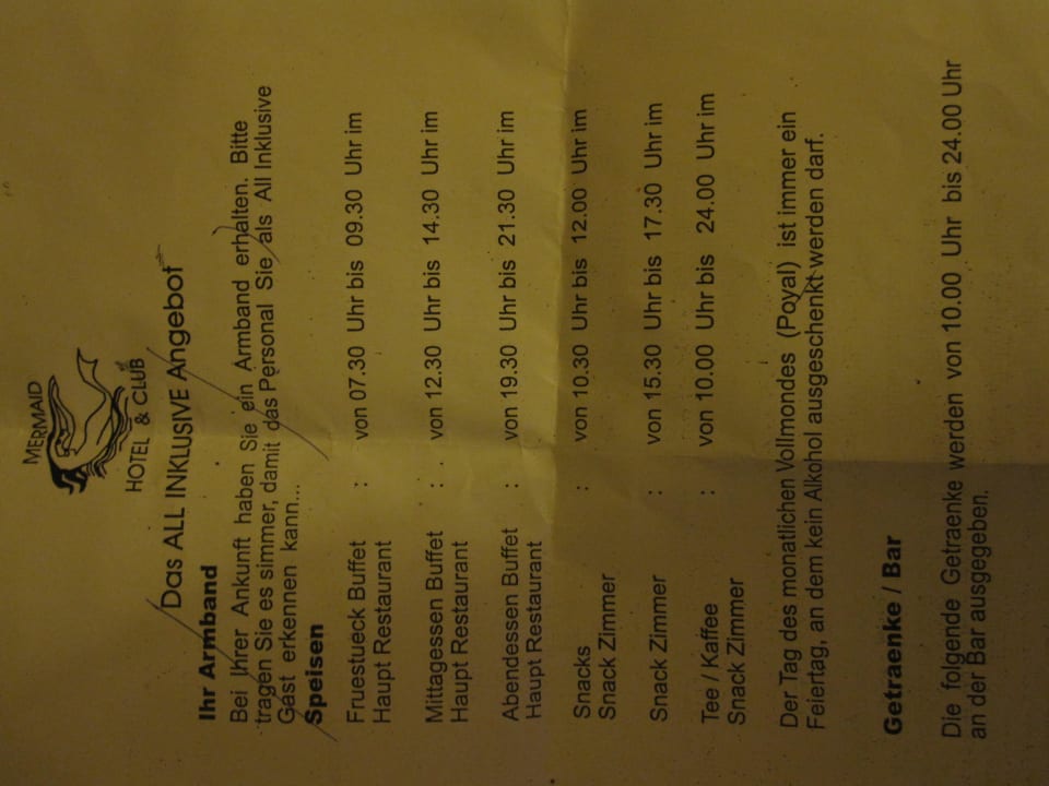 AI-Angebot Mermaid Hotel & Club