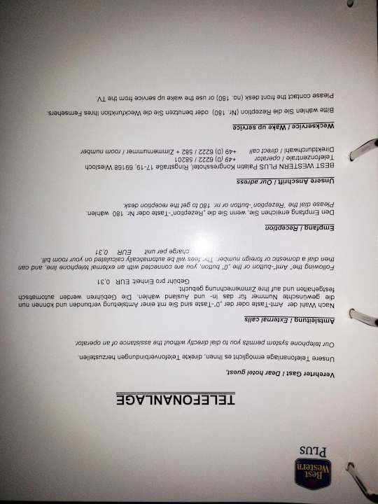 Zimmerinfo Best Western Plus Palatin Kongresshotel