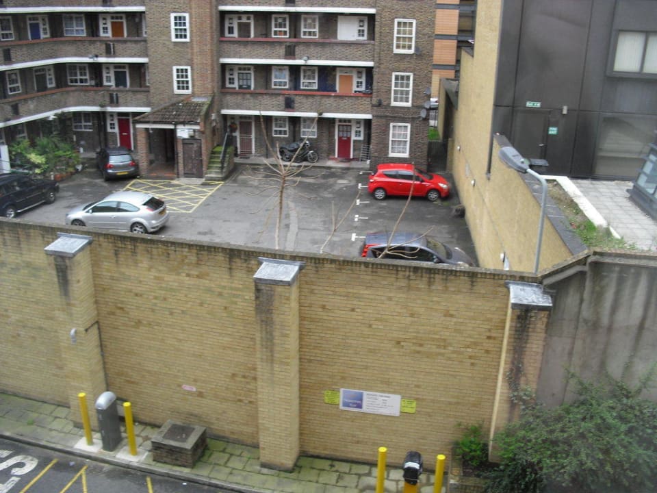 Ausblick in den Hinterhof Hotel Novotel London Waterloo