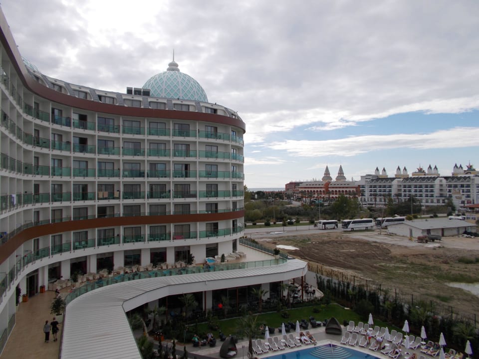 Vom Balkon sogar Meerblick Dream World Aqua Hotel