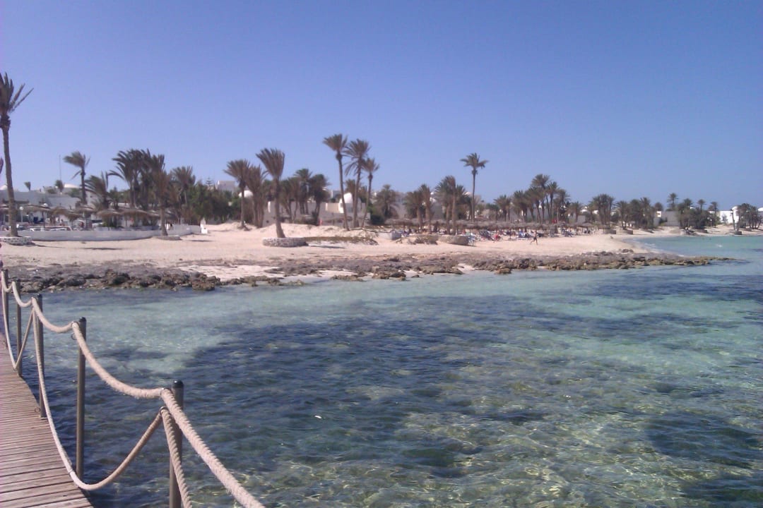 Blick vom Steg Hotel El Mouradi Djerba Menzel