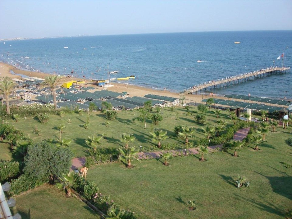 Widok z Lunaparku Hotel Turan Prince