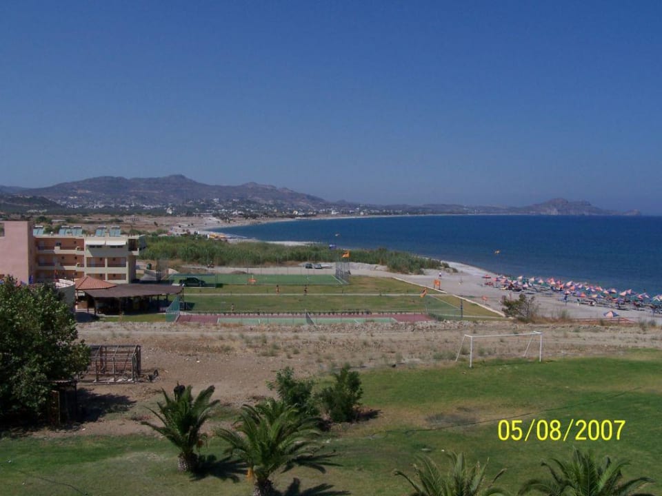 Blick auf die Bucht von Afandou Irene Palace Beach Resort Club alltoura