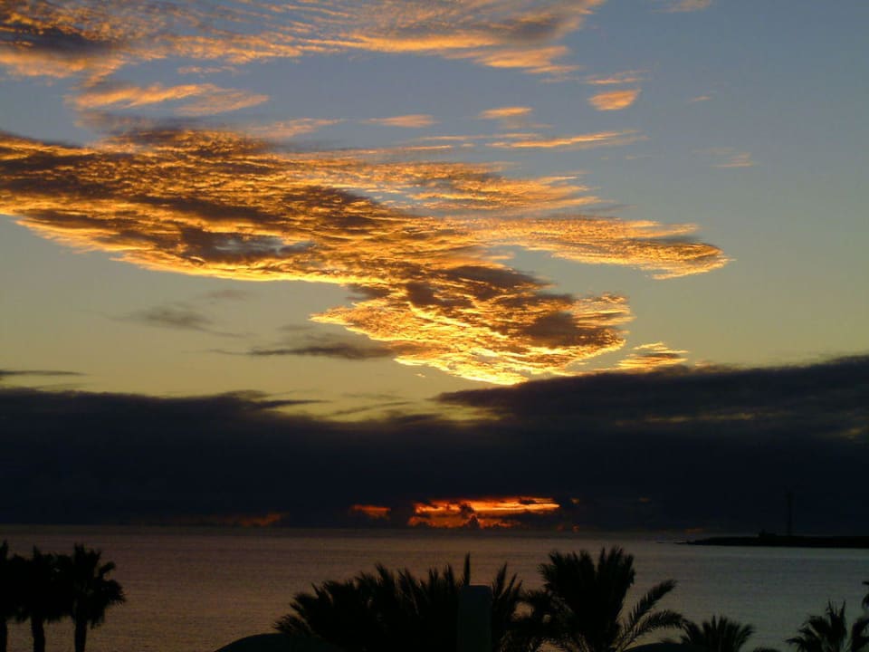 Sonnenuntergang vom Balkon H10 Timanfaya Palace - Adults only