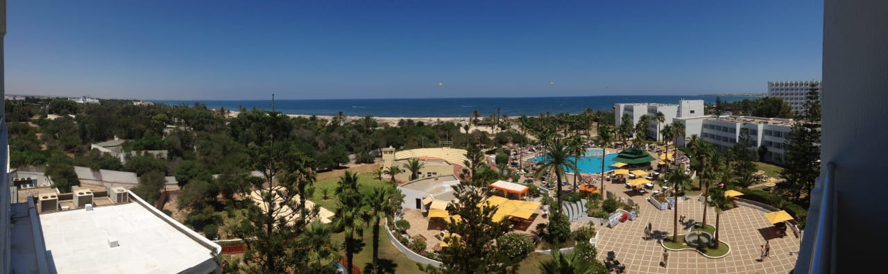 Aussicht vom Balkon Hotel Club Tropicana & Spa