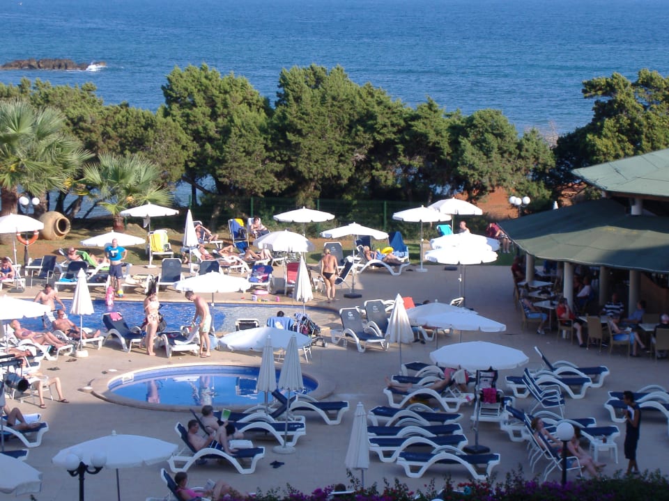 Blick vom Balkon Hotel Tropic Garden