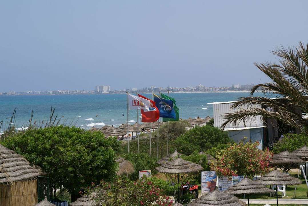 Blick von der Aussen Bar auf Mahdia Mahdia Beach & Aquapark