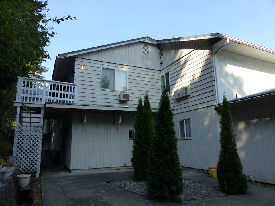 Zimmer 112 mit eigenem Eingang Hotel Rodeway Inn Stevenson