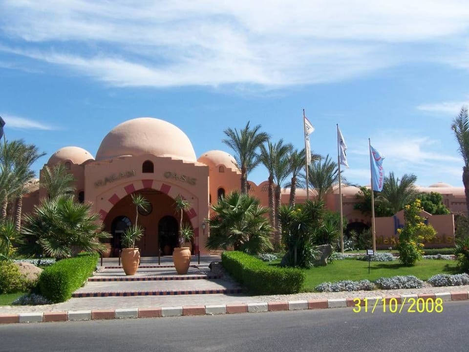 Eingang Oasis Jaz Makadi Oasis Resort
