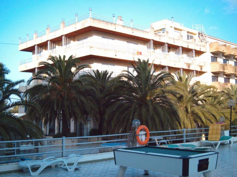 Hotel vom Pool aus gesehen! Bei Juan Mallorca Hostal