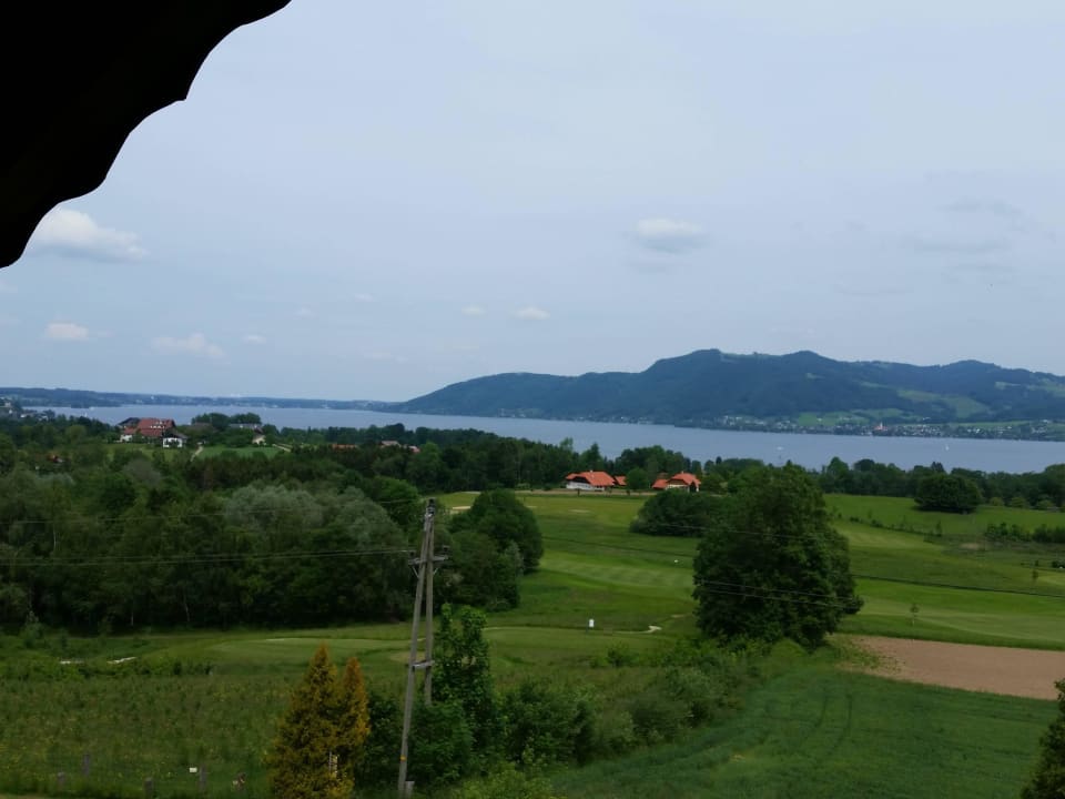 Blick vom Balkon Pension Rosenauer