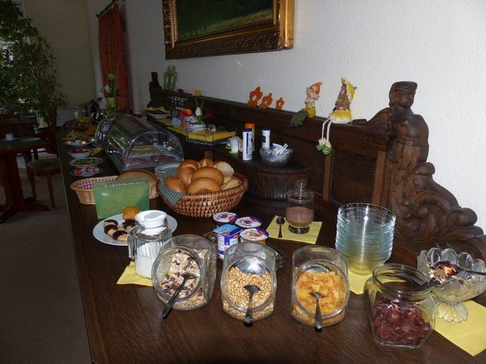 Frühstücksbuffet Pension am Rathaus