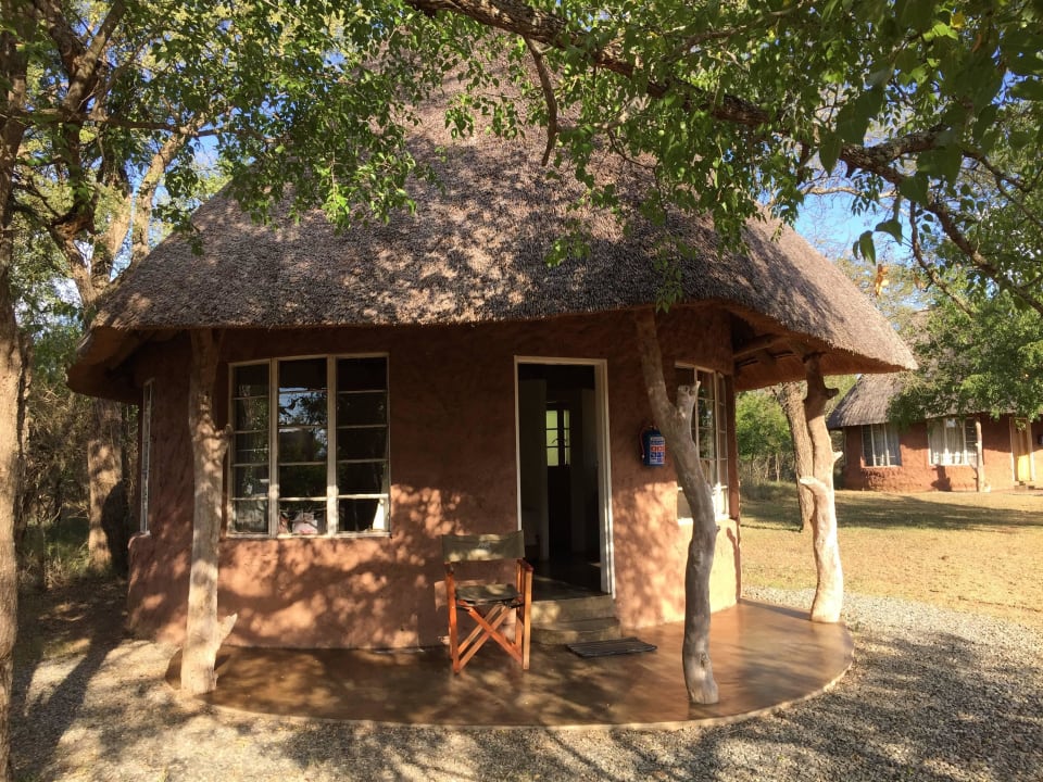 View from outside Ndlovu Camp