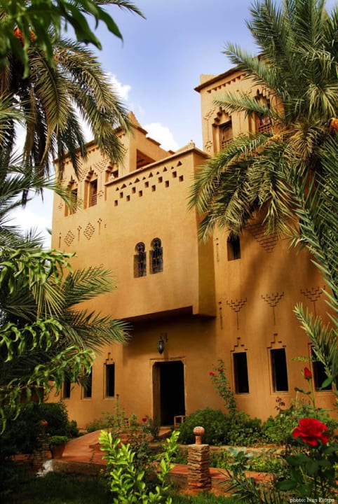 Entrée le la kasbah Azul Chambres d'hotes kasbah Azul Agdz