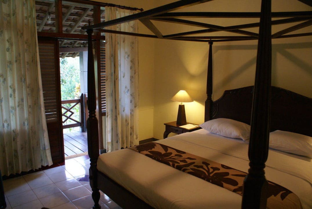 Blick auf das Himmelbett Margo Utomo Agro Resort