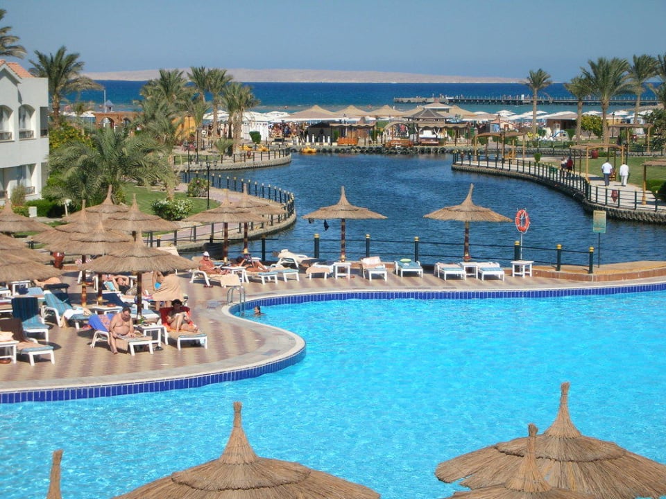 Vanuit de receptie Pickalbatros Dana Beach Resort - Hurghada