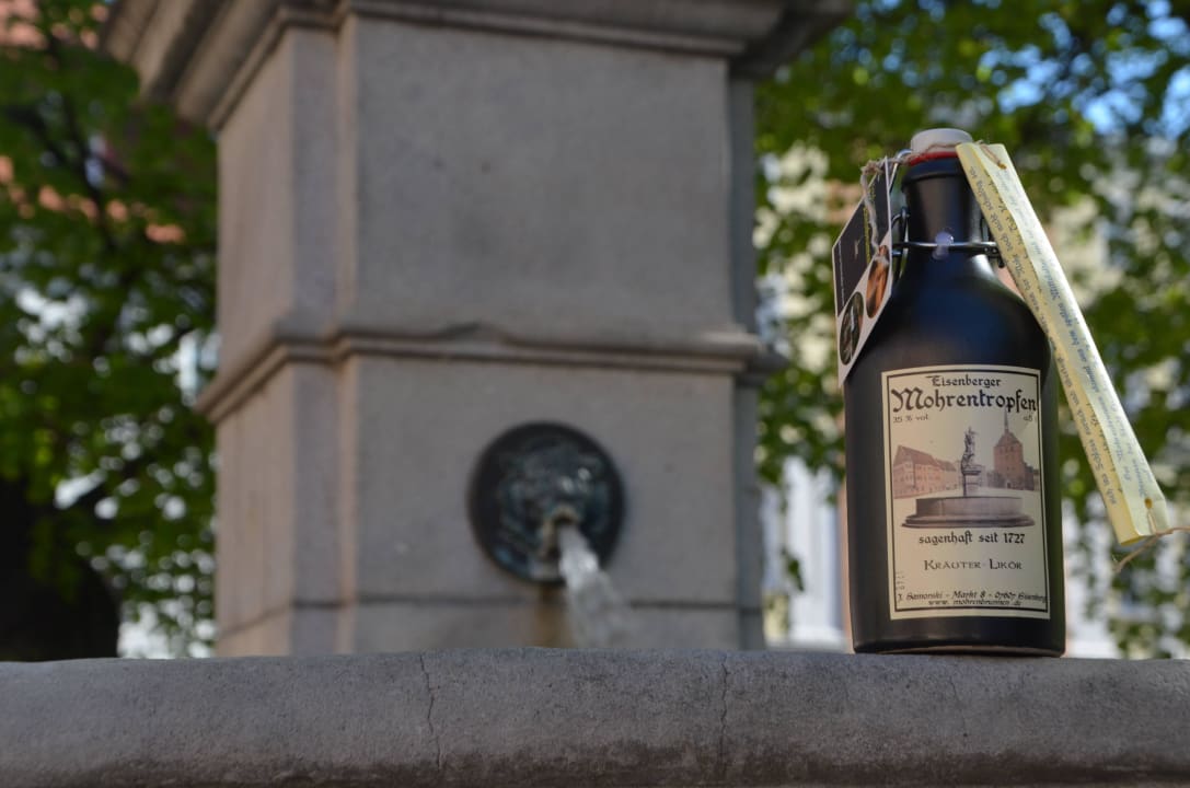 Eisenberger Mohrentropfen -Spezialität des Hauses  Hotel Mohrenbrunnen